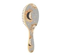 Spazzola per capelli in legno Golden Celestial Voodoo Style Paddle Spazzola per capelli per le donne Spazzola di legno per massaggio dei capelli spazzola per capelli