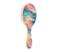 Spazzola per capelli in legno Hot Peach Turchese Verde Spazzola per capelli Paddle in legno Spazzola per capelli per la crescita dei capelli Spazzola per capelli naturale