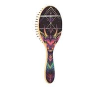 Spazzola per capelli in legno Misterioso Tarocchi Astrologica Cervo Spazzola Paddle Per Capelli Fine Spazzola di Legno Per Capelli Per Capelli Spazzola Per Capelli Massaggio In Legno
