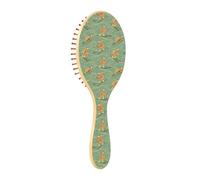 Spazzola per capelli in legno Seamless Inverno Sci Modello Paddle Spazzola per capelli per le donne Spazzola per capelli in legno Massaggio Spazzola per