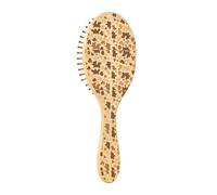 Spazzola per capelli in legno Spazzola per capelli in legno Spazzola per capelli in legno per la crescita dei capelli Spazzola di massaggio dei capelli Marrone Colore della pelle bovina modello telaio