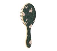 Spazzola per capelli in legno Spazzola per capelli in legno Spazzola per capelli Spazzola per capelli Massaggio Spazzola per capelli Foreste tropicali disegnate a mano