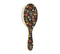 Spazzola per capelli in legno Spazzola per capelli in legno Spazzole per capelli in legno per le donne Spazzola per capelli in legno Stelle marine conchiglie corda costiera