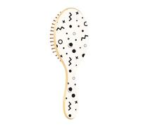 Spazzola per capelli in legno Spazzola per capelli naturali Spazzola per capelli in legno Spazzola per capelli in legno Massaggio Spazzola per capelli in bianco e nero Art