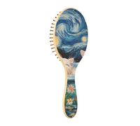 Spazzola per capelli in legno Sweet Selkirk Rex Cats Retro Vasca da bagno Paddle Spazzola per capelli per le donne Spazzole per capelli in legno per le donne Spazzola per capelli da massaggio