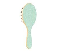 Spazzola per capelli in legno verde menta con struttura in lino spazzola per capelli in legno spazzole per capelli spazzola per massaggio capelli