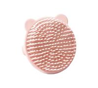 Spazzola per capelli in morbido silicone con setole delicate per massaggio del cuoio capelluto infantile e tempo del bagno comfort adorabile design adorabile orso massaggiatore del cuoio capelluto