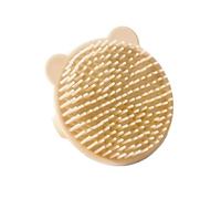 Spazzola per capelli in morbido silicone con setole delicate per massaggio del cuoio capelluto infantile e tempo di bagno comfort adorabile design orso spazzola per capelli fumetto accessorio doccia