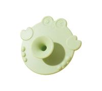 Spazzola per capelli in morbido silicone per bambini, spazzola da bagno con design a cartoni animati, strumento portatile per la pulizia dei neonati