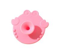 Spazzola per capelli in morbido silicone per bambini, spazzola da bagno con design a cartoni animati, strumento di pulizia portatile per neonati e spazzola per la pulizia del corpo e dei capelli del