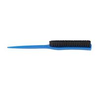 Spazzola per capelli in nylon a 3 file per aggiungere volume, ergonomica e portatile per lo styling dei capelli, spazzola a coda di topo per il salone (Blu)