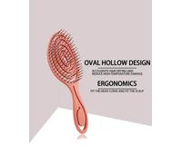 Spazzola per capelli in nylon con setole per pettine per massaggio dei capelli Spazzola per capelli ricci districanti per strumenti per parrucchieri da salone