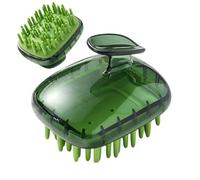 Spazzola per capelli in silicone - Massaggiatore del cuoio capelluto in silicone | Spazzola per shampoo per cuoio capelluto per capelli antiscivolo | Spazzola per lavaggio dei capelli rimovibili