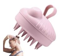 Spazzola per capelli in silicone per shampoo e cuoio capelluto, per capelli bagnati e asciutti, cura del cuoio capelluto, setole morbide ricaricabili per capelli spessi e ricci