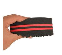 Spazzola per capelli in spugna con grandi fori in metallo, pettine afro per acconciature, dread, torsioni rapide, facili e durevoli, strumento per la cura della casa e del salone