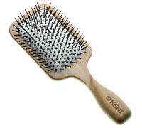 Spazzola per capelli Kent LPF2 con cuscino grande, forata, doma e districante, a setole sottili, per capelli lunghi, spessi e ricci, massaggiatri