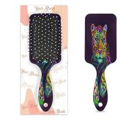 Spazzola per capelli leopardata Jaguar Animali Bagnato Asciutto Cuscino Ad Aria Spazzola per Capelli in Plastica Districante Spazzola per Capelli per Bambini Adulti Ritorno A Scuola Regalo Donne