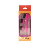 Spazzola per capelli Liscia a doppia faccia Spazzole per la toelettatura del sopracciglio Spazzola di controllo dello styling dei capelli Spazzola del bordo con la coda del metallo Kit