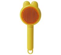 Spazzola per capelli liscia per cani - strumento per la toelettatura per cani - Depilazione dei capelli | Deshedding e rimozione dei capelli per capelli lunghi e corti per cani, nero, marrone, bianco,