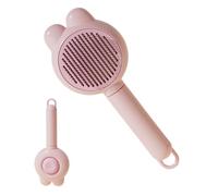 Spazzola per capelli liscia per cani - strumento per la toelettatura per cani - Depilazione dei capelli | Deshedding e rimozione dei capelli per capelli lunghi e corti per cani, nero, marrone, bianco,