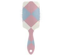 Spazzola per capelli liscia quadrata blu polvere per pennello asciutto bagnato progettato per la perdita dei capelli con manico ergonomico cepillo para cabello de mujer