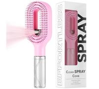 Spazzola per capelli Mister - Spazzola spray per capelli, 2 in 1, portatile, con spray d'acqua, per districare e acconciare i capelli