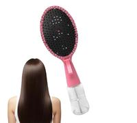 Spazzola per capelli Mister - Strumento districante per la toelettatura con serbatoio | Camera di spruzzo d'acqua integrata con ugello nebulizzatore fine, spazzola per doccia bagnata per saloni, suite