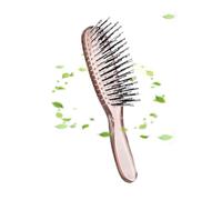Spazzola per capelli naturali, con ago in nylon PC, 15 x 3,5 cm, da viaggio, per donne, uomini, bambini, ricci, bagnati, secchi, spessi, dritti, lunghi, H-air, districante, per la testa, riduce la