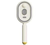 Spazzola per capelli nebulizzata con vibrazione - Strumento districante umido a luce rossa, Spazzola elettrica a d'aria 8,5×3,07×2,4 pollici con funzione di nebulizzazione fine, Accessorio per