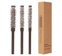 Spazzola per capelli per acconciatura tonda - Curl Scuratura A Rullo, Barba Asciugatura | Brusca Rotolante di Frange, Dispositivo Di Stile Compatto, Per Donne Uomini Baffi Barba Volume Di Curling Coi