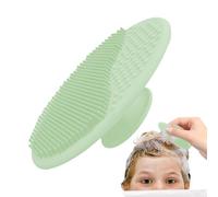 Spazzola per capelli per bambini, scrubber da bagno, spazzola per il bagnetto del bambino, massaggiatore per cuoio capelluto e pettine in silicone, scrubber massaggiatore per capelli per