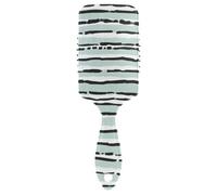 Spazzola per capelli per capelli spessi, ricci, sottili, lunghi, corti, bagnati o aggiunge lucentezza e rende liscia la spazzola a pettine per uomini donne bambini verde menta a righe