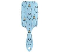 Spazzola per capelli per capelli spessi, ricci, sottili, lunghi, corti, bagnati o aggiunge lucentezza e rende liscia la spazzola a pettine per uomini donne bambini ornamento palla modello senza