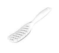 Spazzola per capelli per uso professionale e casalingo, spazzola elettrica ionica per lo styling dei capelli, spazzola per capelli senza grovigli, colore: bianco