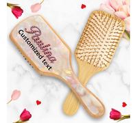 Spazzola per capelli personalizzata, spazzola per capelli personalizzata con strass massaggia il cuoio capelluto