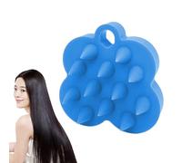 Spazzola per capelli, pettine manuale in morbido silicone, massaggiatore per capelli e cuoio capelluto, per donne, shampoo, doccia, lavaggio, pulizia, rilassamento, sanità, bagno, salone di bellezza a