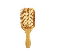 Spazzola per capelli pettine paletta in bambù spazzola per capelli spazzola per massaggi antistatica testina larga per districare lo styling massaggio del cuoio capelluto capelli