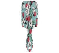 Spazzola per capelli pettine per capelli spazzola per capelli con cuscino d'aria Cherry Five per capelli spessi e antistatico districante