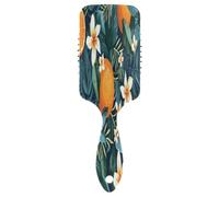 Spazzola per capelli pettine spazzola per capelli con cuscino d'aria pettine arancione frutta per capelli spessi e antistatico districante