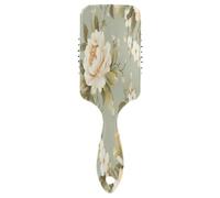 Spazzola per capelli pettine spazzola per capelli con cuscino d'aria pettine camelia bianca gialla per capelli spessi e antistatico districante