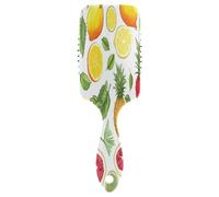 Spazzola per capelli pettine spazzola per capelli cuscino d'aria pettine pera ananas frutta per capelli spessi e antistatico districante