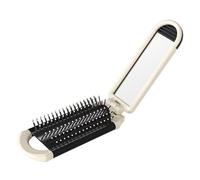 Spazzola per capelli pieghevole con specchio portatile da viaggio per auto da palestra, tipo 2