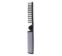 Spazzola per capelli pieghevole e tascabile, portatile, 2 in 1, multifunzione, per viaggi, uso quotidiano, con design ergonomico e ago mezzo sottile e mezzo largo