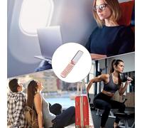 Spazzola per Capelli Pieghevole,Pettine Pieghevole Con Specchio,Spazzola Per Capelli Da Viaggio Anti Nodino | Per Styling Disarricciatura Trucco Business Lavoro Scuola Pendolari Palestra