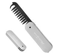 Spazzola per capelli pieghevole, spazzola per capelli da viaggio, spazzola da viaggio portatile, spazzola per capelli da viaggio pieghevole, pettine da viaggio su entrambi i lati, spazzola da viaggio