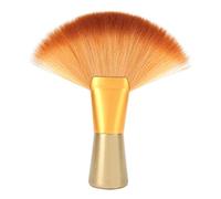 Spazzola per capelli professionale barbiere per parrucchiere, spolverino per collo, elettrolitico, in alluminio dorato, morbido, elastico, per capelli, spazzola per barbieri,