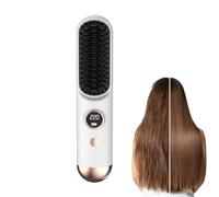Spazzola Per Capelli Raddrizzante Senza Filo - 35W Portatile 9 Livelli Riscaldamento Rapido Senza Cavo | Spazzola Styling Per Casa E Salon | per Viaggi Vacanze e Utilizzo Quotidiano