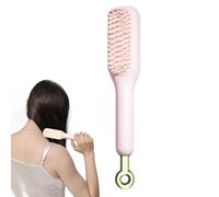 Spazzola per capelli retrattile, antistatica, portatile, facile da pulire, pettine massaggiante per tutti i tipi, pettine lisciante