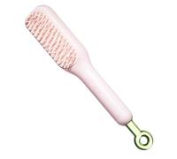 Spazzola per capelli retrattile, pettine massaggiante da donna, spazzola per capelli con setole facili da pulire, portatile, compatta, antistatica, per donne, da viaggio, per tutti i tipi di aria