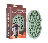 Spazzola per capelli ricci - ABS TPE 9 x 14,3 x 2,5 cm Spazzola per capelli ricci | B́rossa districante Twist lavabile our Controllo Boiceux B rosse districante Unisex P¨our Ćheveux - Pour
